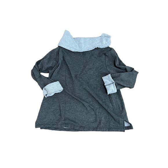 Pajama Gram Charcoal Grey World's Softest Cowl Neck Pajama Set Size Small - Picture 4 of 8